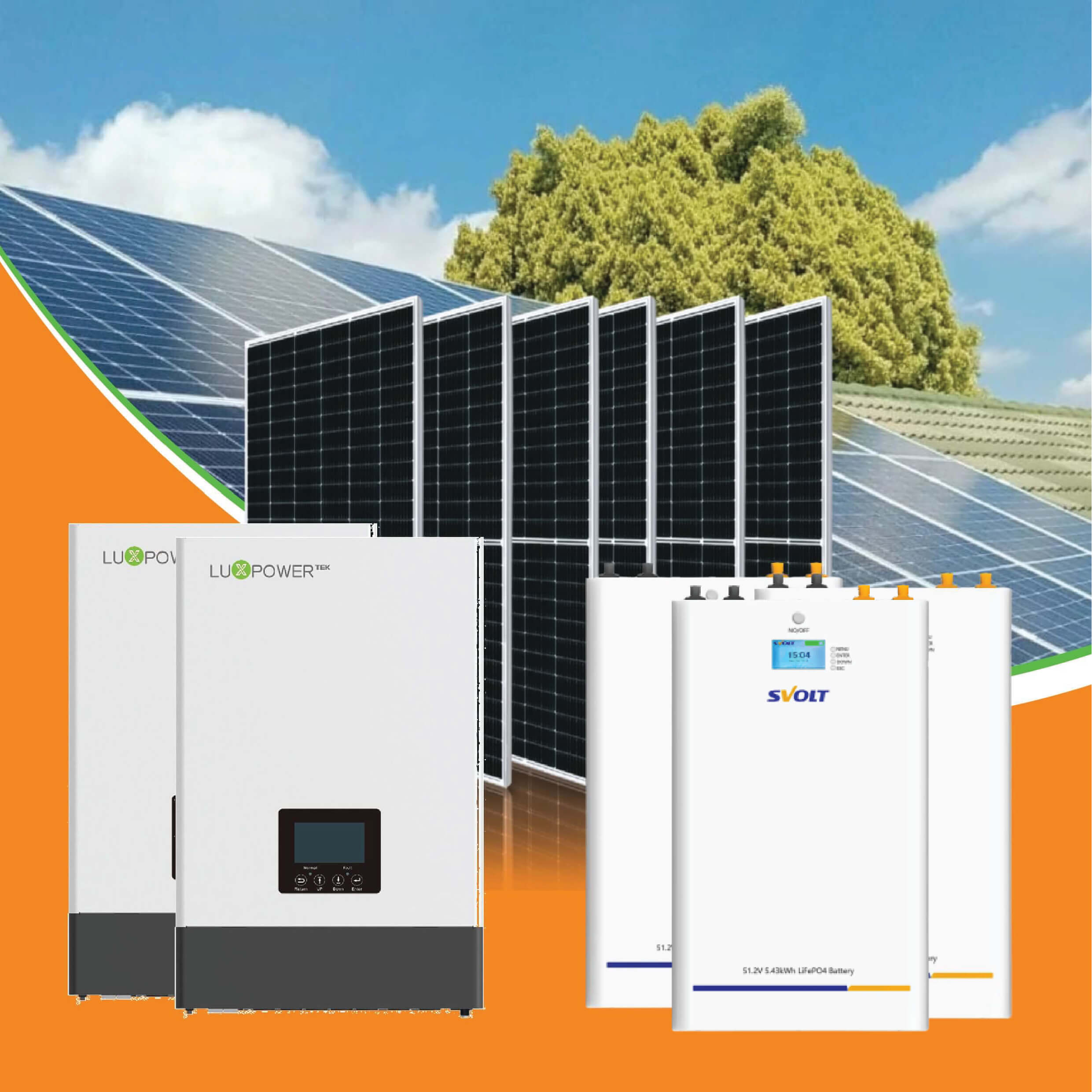 12kW Solar System with Luxpower Inverter