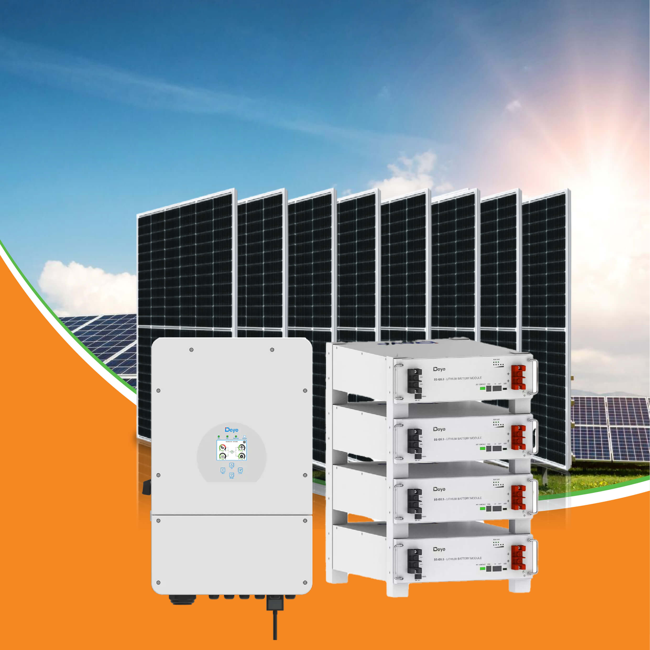 12kW Deye Solar System - Flip the Switch Package